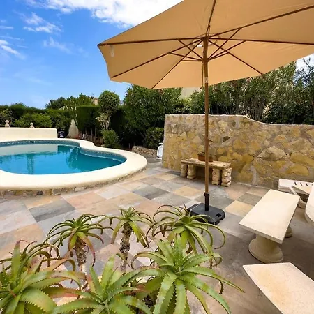 בית נופש Casa Privada Piscina A Pie De Playa Wifi Aire Barbacoa